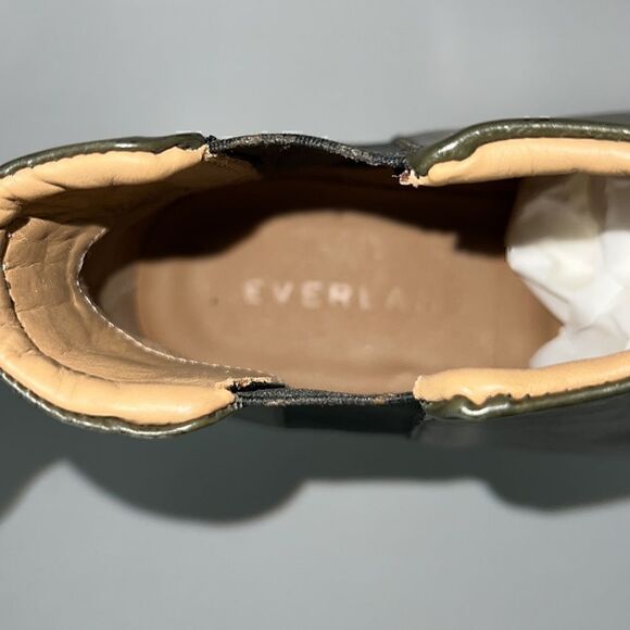 New Everlane The Street Ankle Boot in Olive Size 9 - Picture 8 of 12